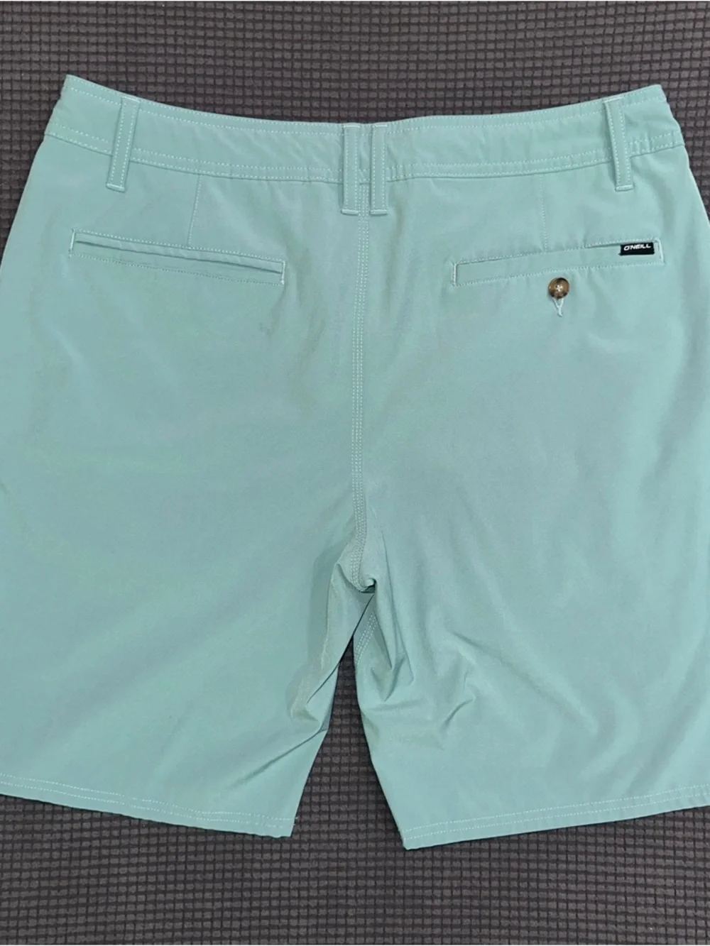 O Neill Hybrid Shorts Mens Size 34 Aqua Performance Stretch Casual - Picture 6 of 7